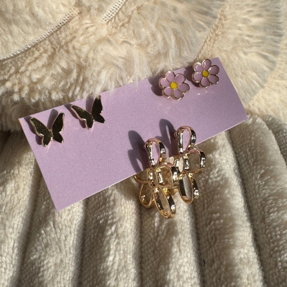 Flower/Butterfly Earring Bundle